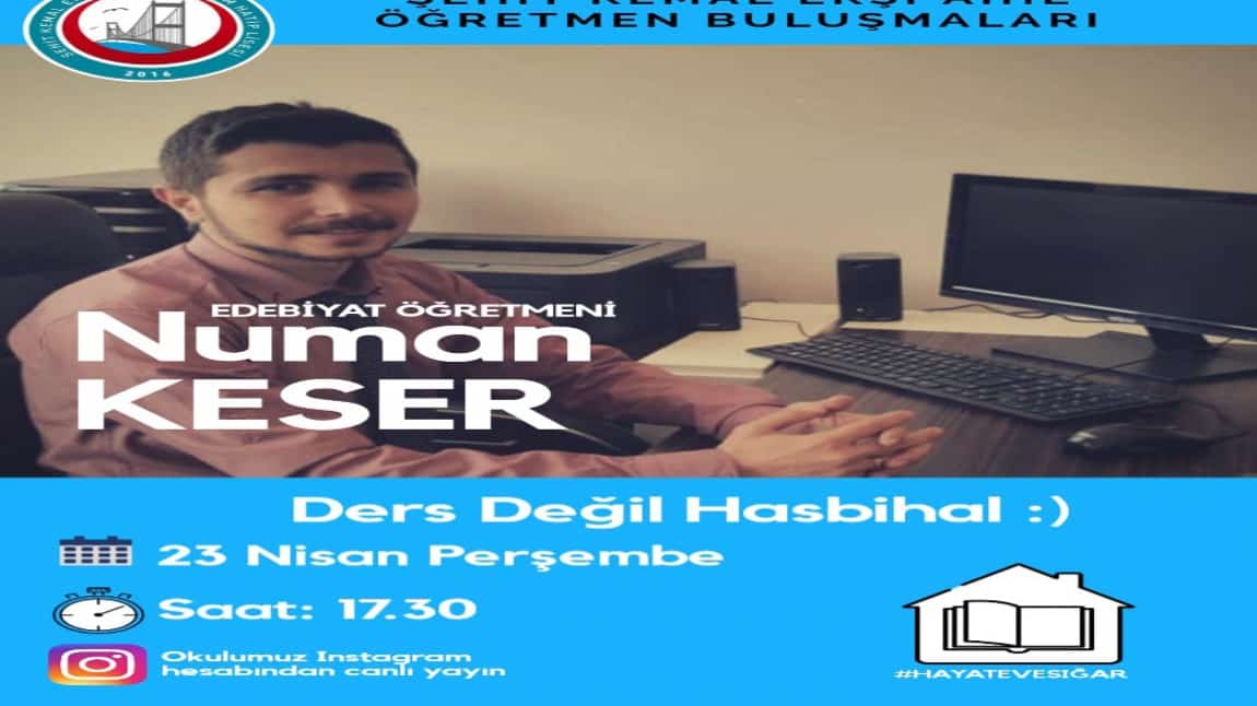 Türk Dili ve Edebiyat Öğretmeni Numan Keser ile   Söyleşi